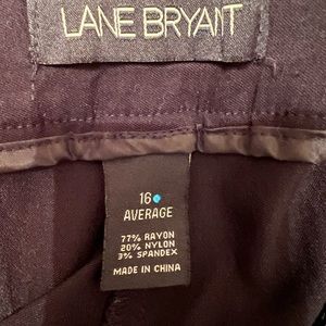16 Plus Size slacks Lane Bryant